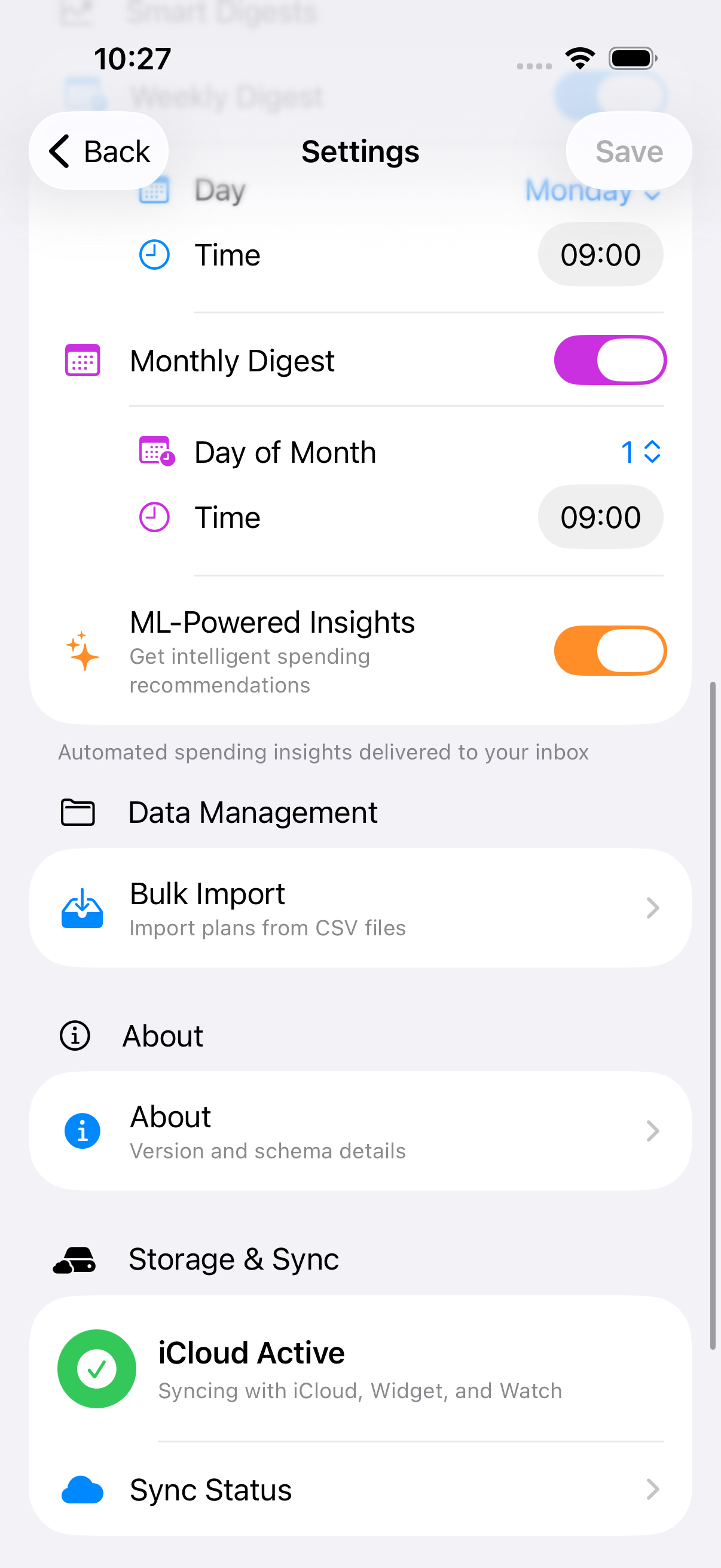 CloudKit sync status